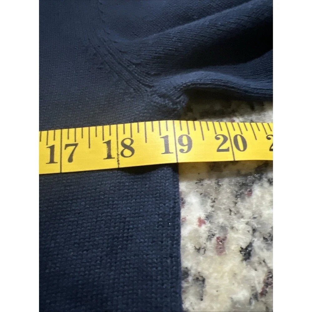 Old Navy Boys Lightweight Solid Navy Blue Cotton V-Neck Pullover Sweater XXL NWT